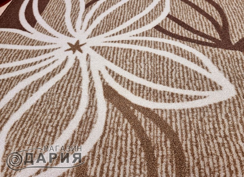 Мокетен килим ERIKA 8013 beige/orange елипса